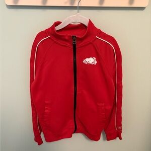 Roots Kids Red Zip-Up Sweatshirt